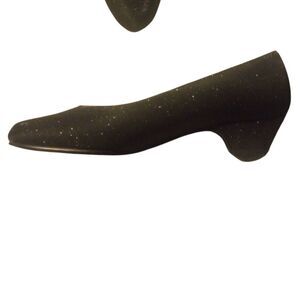 Hush puppies Soft Style black and metallic pumps with comfort insoles